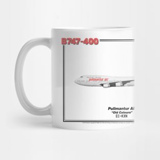 Boeing B747-400 - Pullmantur Air "Old Colours" (Art Print) Mug
